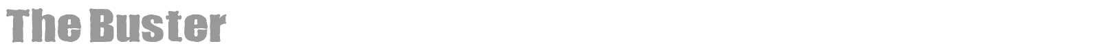 The Buster font preview